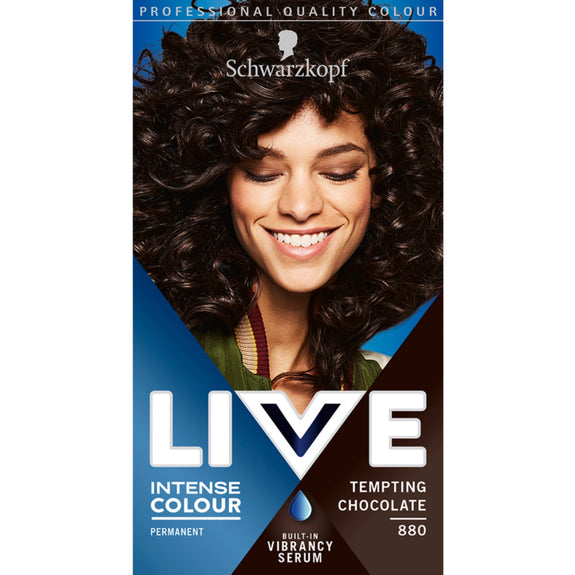 SCHWARZKOPF LIVE 880 TEMPTING CHOCOLATE PERMANENT COLOUR
