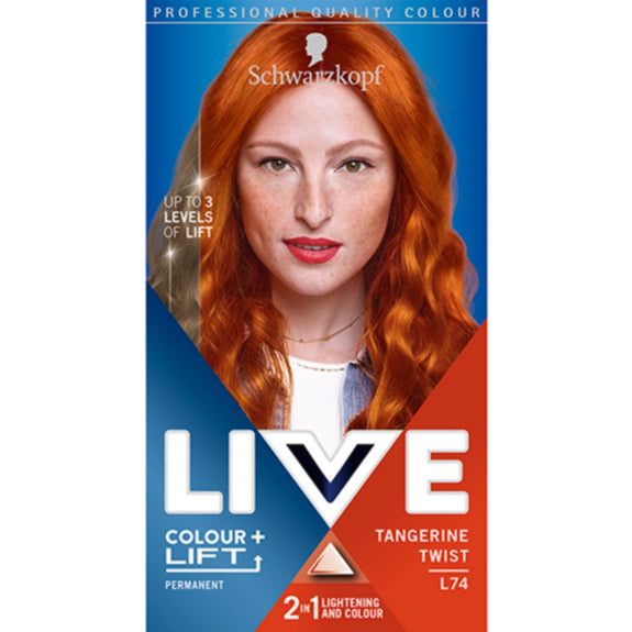 SCHWARZKOPF LIVE L74 TANGERINE TWIST PERMANENT COLOUR
