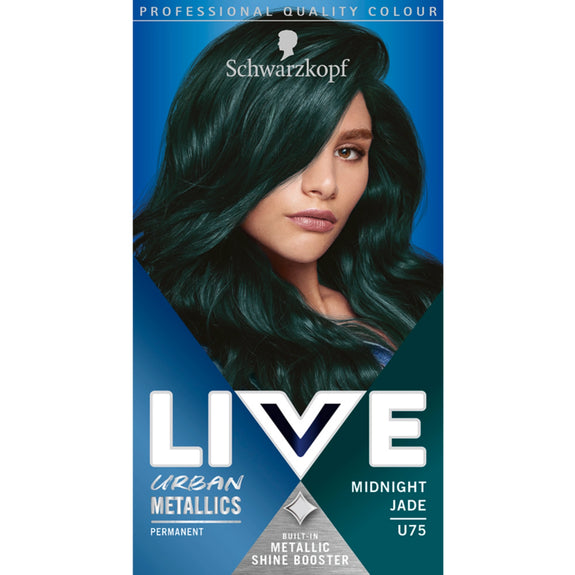 SCHWARZKOPF LIVE U75 MIDNIGHT JADE PERMANENT COLOUR