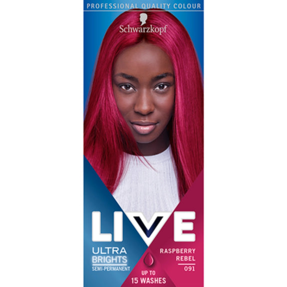 SCHWARZKOPF LIVE 091 RASPBERRY REBEL SEMI-PERMANENT COLOUR