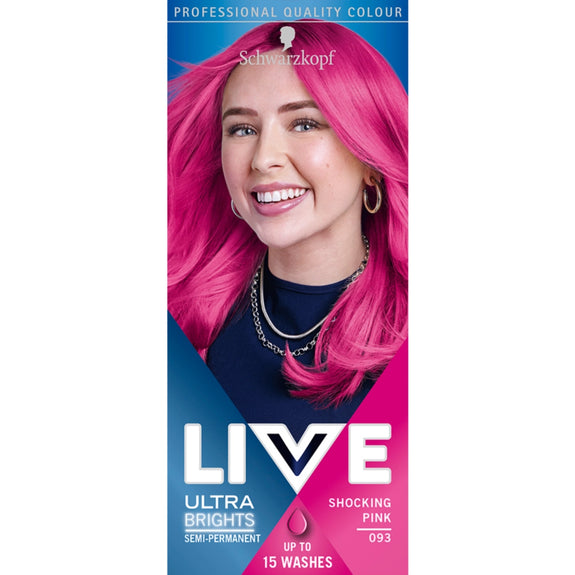 SCHWARZKOPF LIVE 093 SHOCKING PINK SEMI-PERMANENT COLOUR