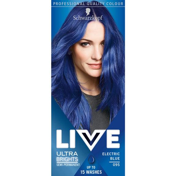 SCHWARZKOPF LIVE 095 ELECTRIC BLUE SEMI-PERMANENT COLOUR