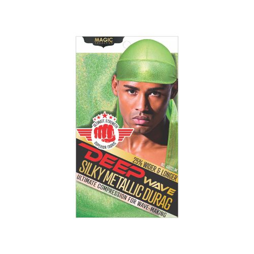 MAGIC COLLECTION  MEN'S DEEP WAVE SILKY METALLIC DURAG