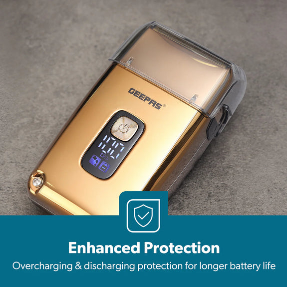 Geepas Golden Triple Blade Waterproof Electric Foil Shaver