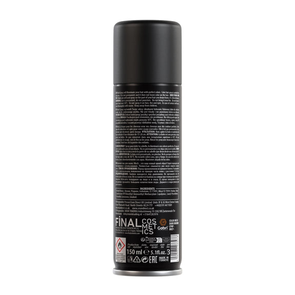 Gabri Professional Pro Temporary Hair Colour Spray Dark Brown 150ml