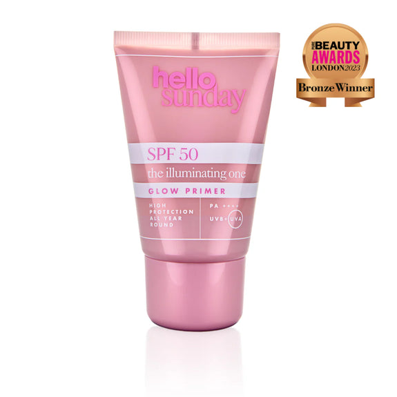 HELLO SUNDAY The Illuminating One SPF 50 Glow Makeup Primer with Mica Particles