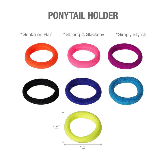 Red By Kiss Ponytail Holder Mini Color Assorted (12pcs)
