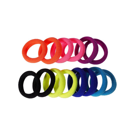 Red By Kiss Ponytail Holder Mini Color Assorted (12pcs)