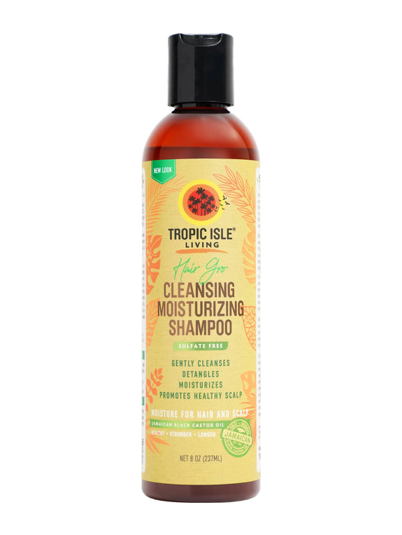 TROPIC ISLE LIVING HAIR GRO CLEANSING MOISTURIZING SHAMPOO 8OZ