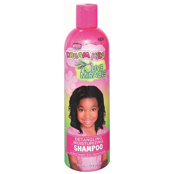 AFRICAN PRIDE DREAM KIDS DETANGLING MOISTURIZING SHAMPOO, 12OZ