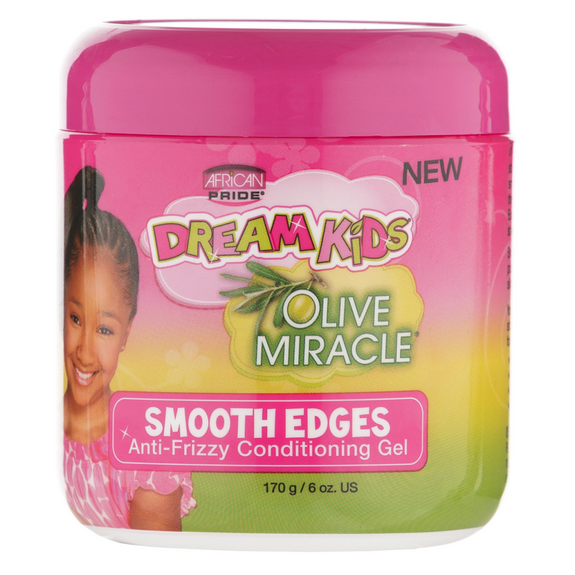 AFRICAN PRIDE DREAM KIDS SMOOTH EDGES ANTI-FRIZZY CONDITIONING GEL, 6OZ