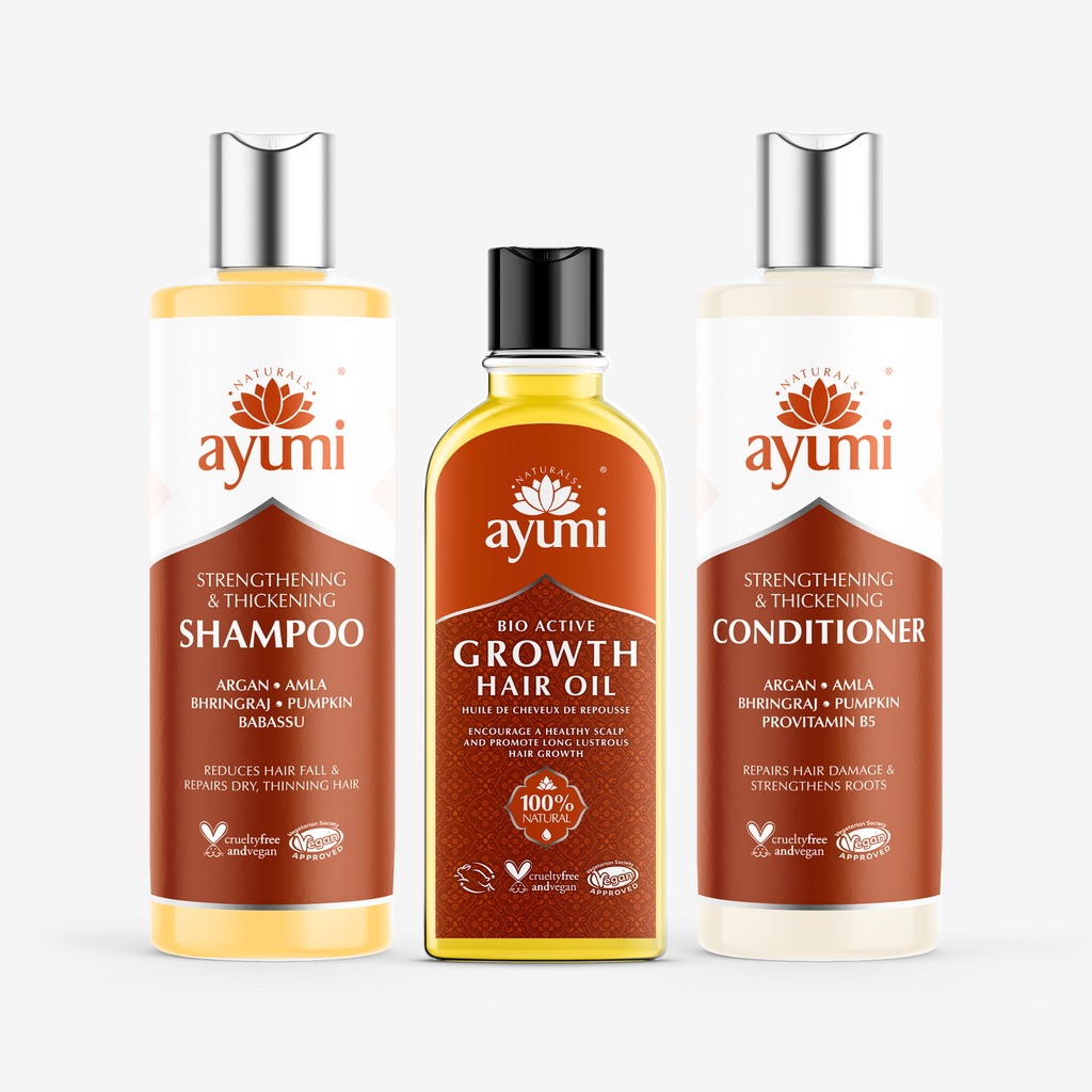 Ayumi Hair Strength & Growth Trio – Shaba Cosmetics
