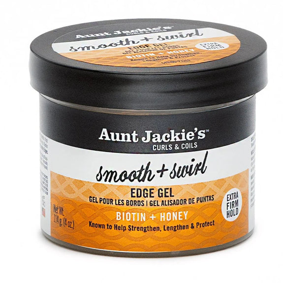 AUNT JACKIE'S SMOOTH AND SWIRL EDGE GEL BIOTIN AND HONEY