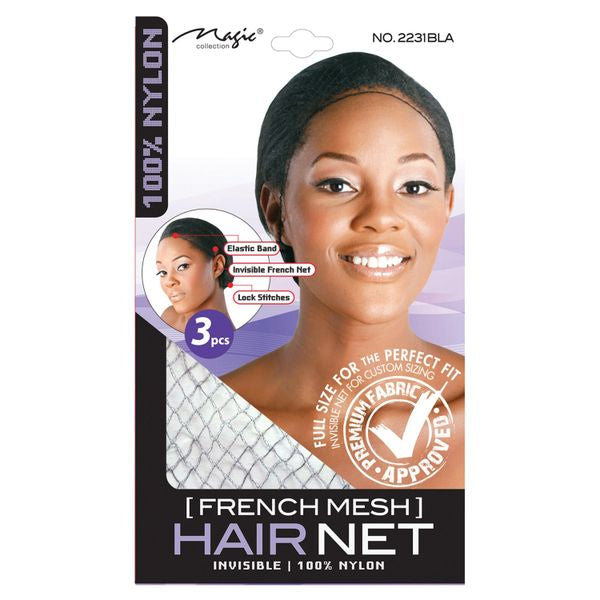 MAGIC French Mesh Hair Net (3 pc) IN 1 PACK – Shaba Cosmetics
