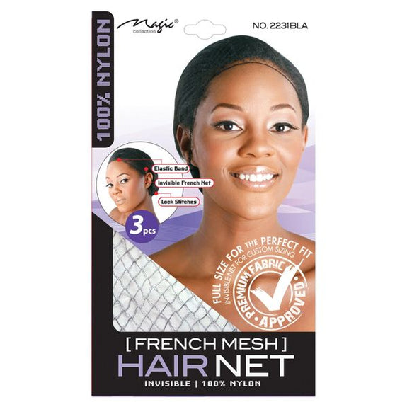 MAGIC French Mesh Hair Net (3 pc) IN 1 PACK