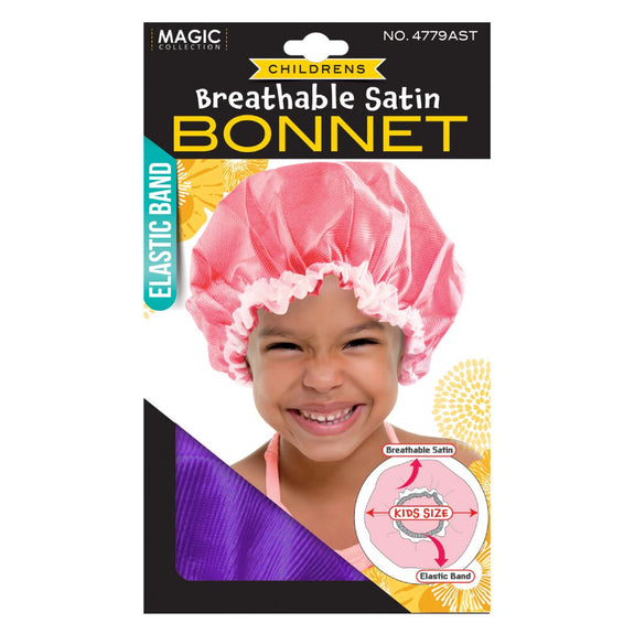 MAGIC Children's Breathable Satin Bonnet