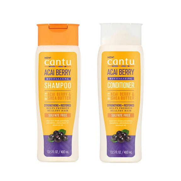 Cantu Acai Berry Revitalizing Shampoo & Conditioner Set