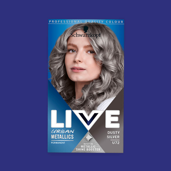 LIVE U72 DUSTY SILVER PERMANENT COLOUR