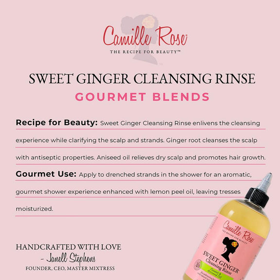 CAMILLE ROSE SWEET GINGER CLEANSING RINSE-12 OZ