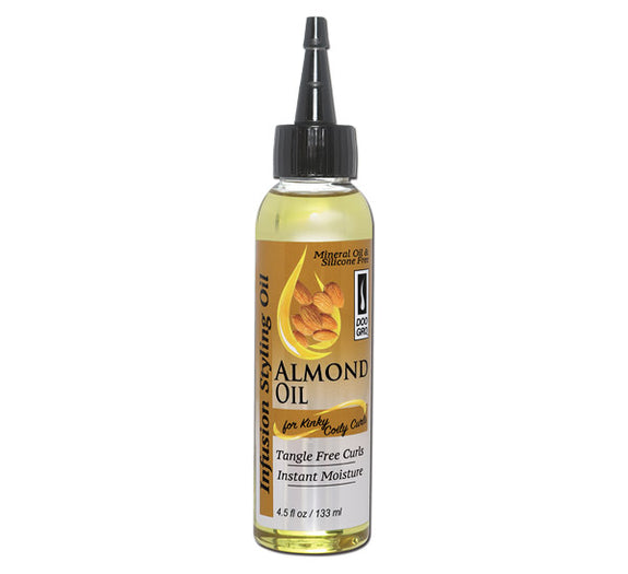 Doo Gro INFUSION STYLING OIL WITH ALMOND OIL FOR KINKY COILY CURLS-133 ML