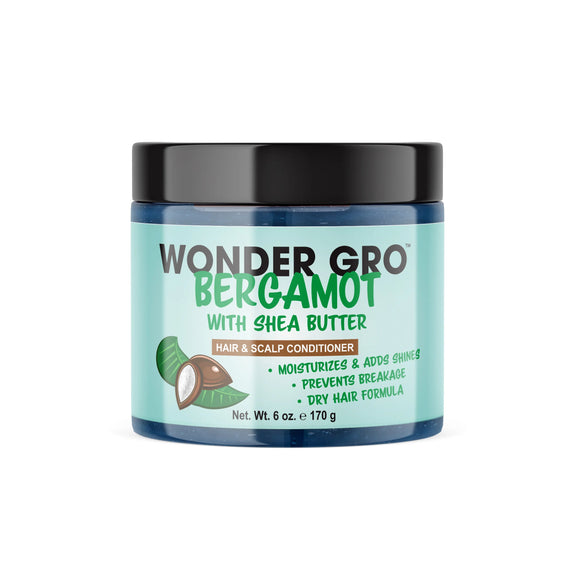 Wonder Gro Bergamot Hair & Scalp Conditioner with Shea Butter-12 OZ