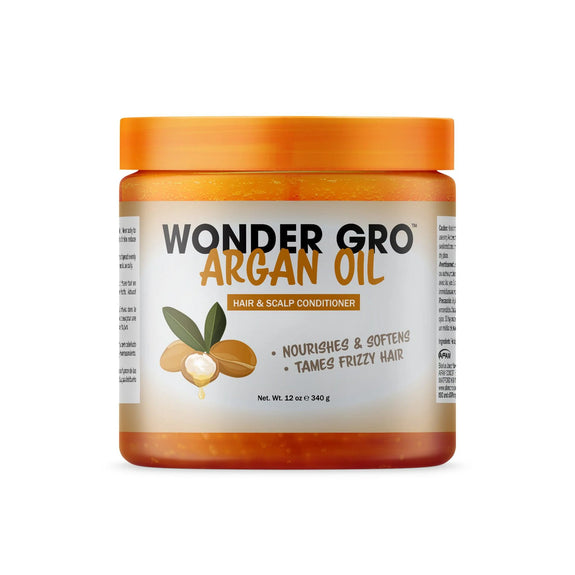 Wonder Gro Argan Oil Hair & Scalp Conditioner-12 OZ