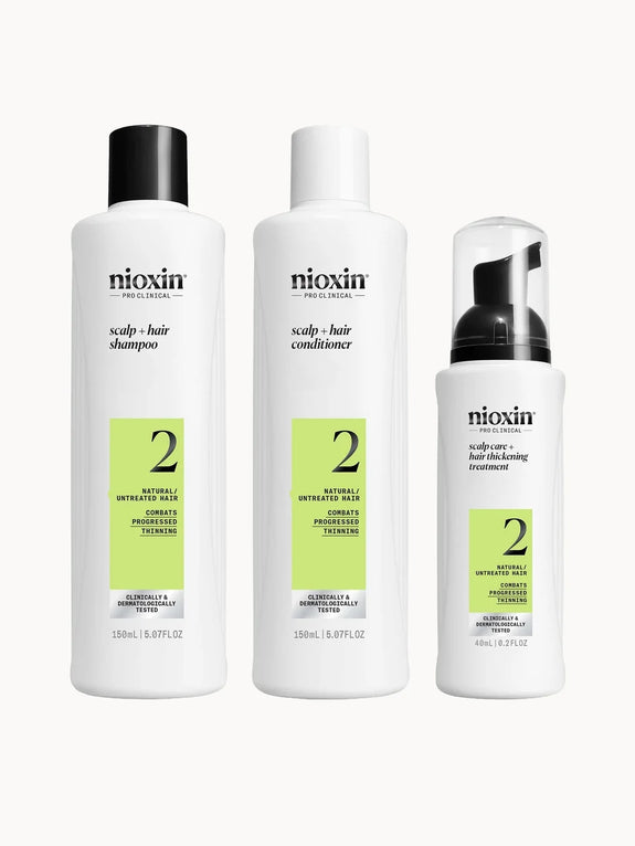 Nioxin System 2 Trial Kit for Natural Hair Thinning