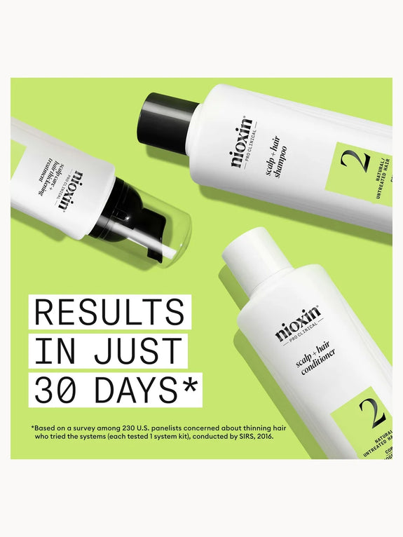 Nioxin System 2 Trial Kit for Natural Hair Thinning