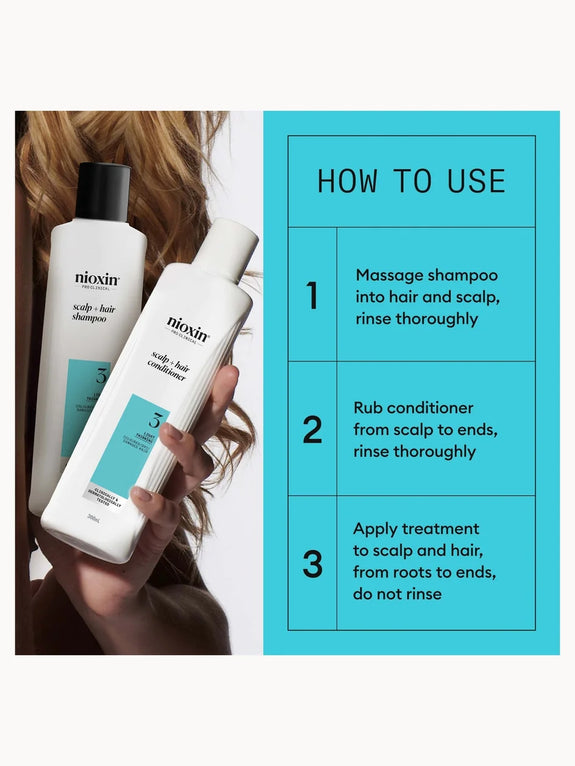 Nioxin System 3 Trial Kit for Coloured Thinning Hair