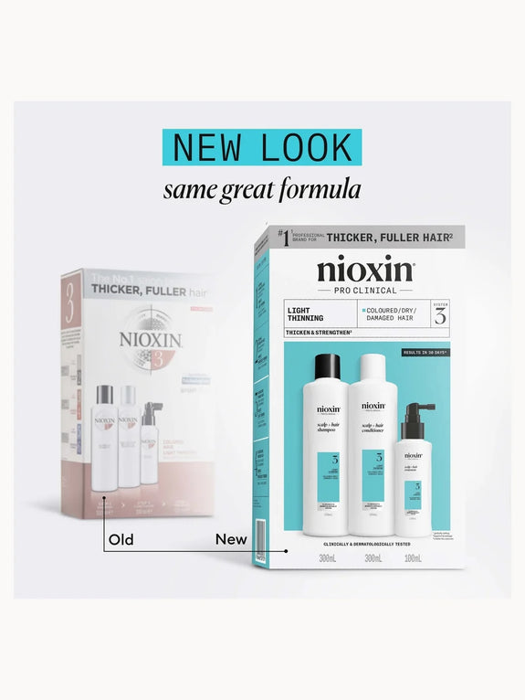 Nioxin System 3 Trial Kit for Coloured Thinning Hair