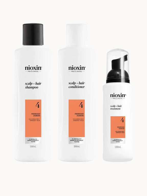 Nioxin System 4 Loyalty Kit for Coloured Thinning Hair