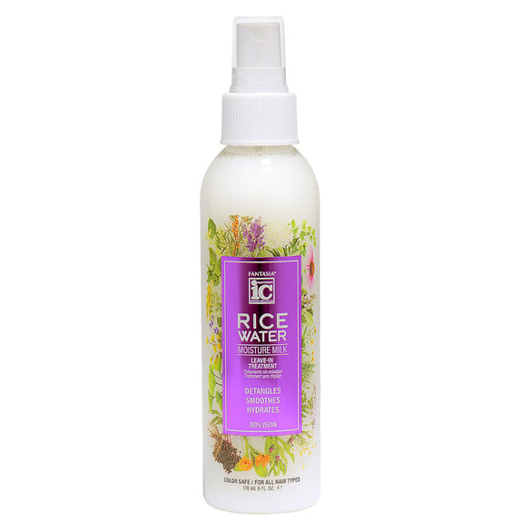 IC FANTASIA RICE WATER MOISTURE MILK LEAVE-IN TREATMENT (6OZ.)