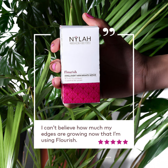 NYLAH NATURALS Flourish Intelligent Hair Growth Serum