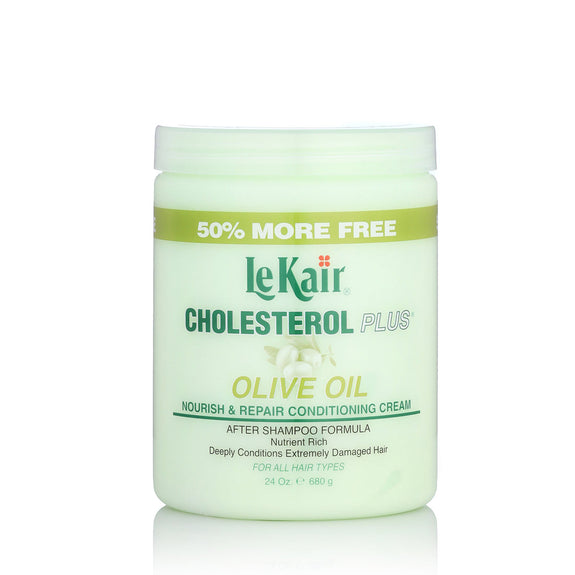 LeKair Cholesterol Plus Olive Oil Nourish & Repair Conditioning Cream 680g