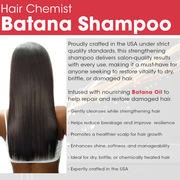 HAIR CHEMIST BATANA STRENGTHENING SHAMPOO 33.8 OZ.