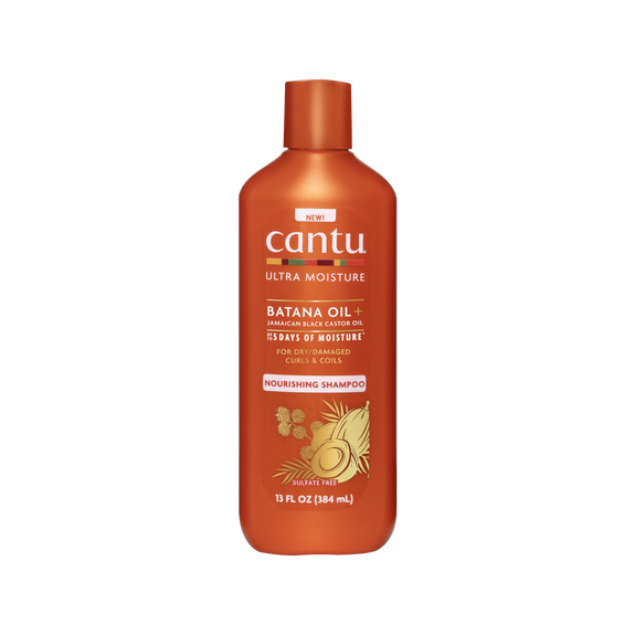 Cantu Ultra Moisture Batana oil Plus Jamaican Castor oil Nourishing Shampoo 384ml/13oz