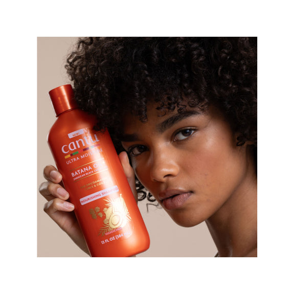 Cantu Ultra Moisture Batana oil Plus Jamaican Castor oil Nourishing Shampoo 384ml/13oz