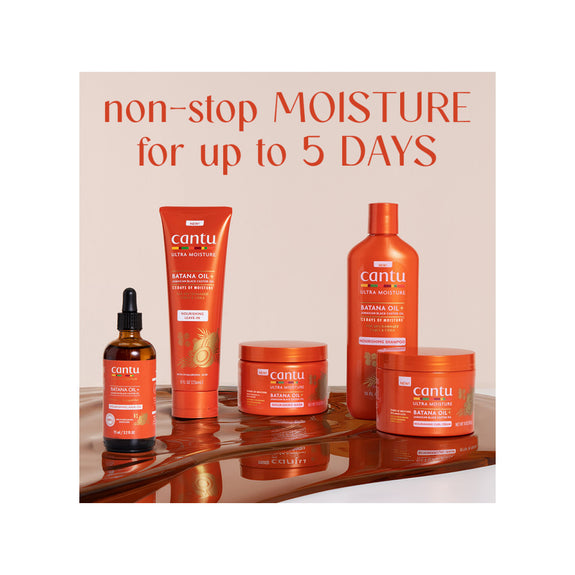 Cantu Ultra Moisture Batana oil Plus Jamaican Castor oil Nourishing Leave-In 236ml/8oz