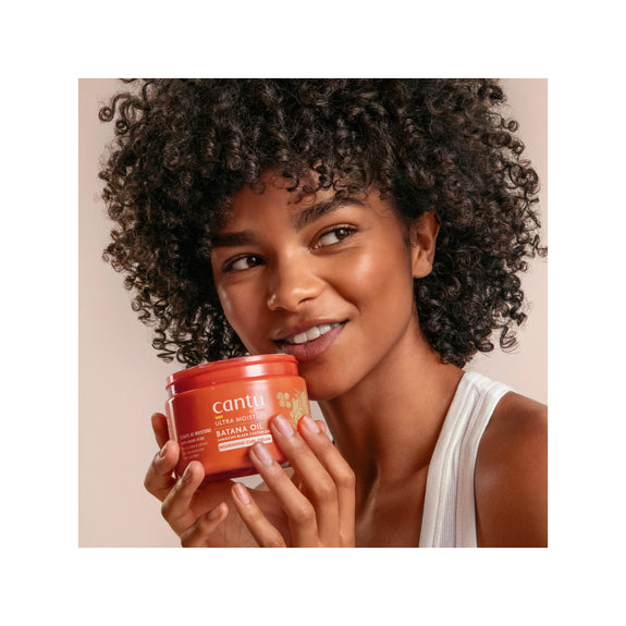 Cantu Ultra Moisture Batana oil Plus Jamaican Castor oil Nourishing Curl Cream 283g/10oz