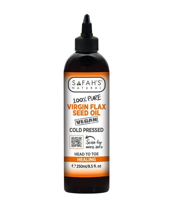 SAFAH'S COLD PRESSED PURE FLAX SEED OIL