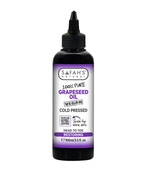 SAFAH'S' COLD PRESSED 100% PURE GRAPE SEED OIL