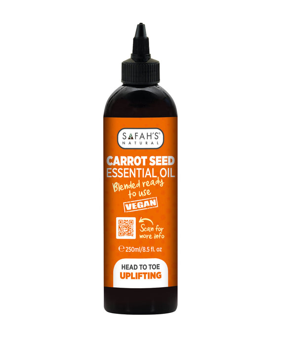 SAFAH'S CARROT SEED ESSENTIAL OIL (BLENDED READY READY TO USE) 250ML