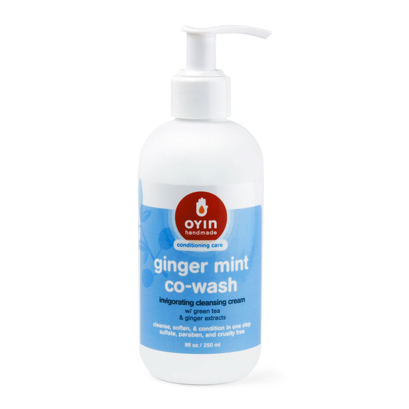 Oyin Handmade Ginger Mint Co-Wash Invigorating cleansing cream 250ml/8.4oz
