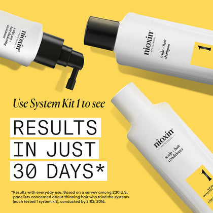 Nioxin System 1 Hair Starter Kit Natural Hair Light Thinning