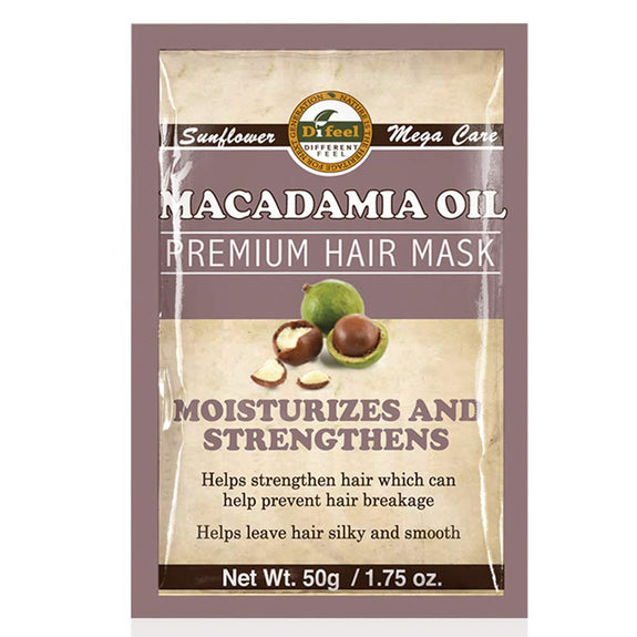 DIFEEL PREMIUM DEEP CONDITIONING HAIR MASK - MACADAMIA OIL 1.75 OZ.