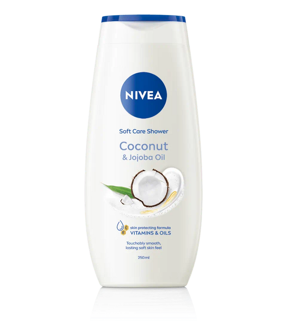 NIVEA COCONUT & JOJOBA OIL SHOWER CREAM 250 ML