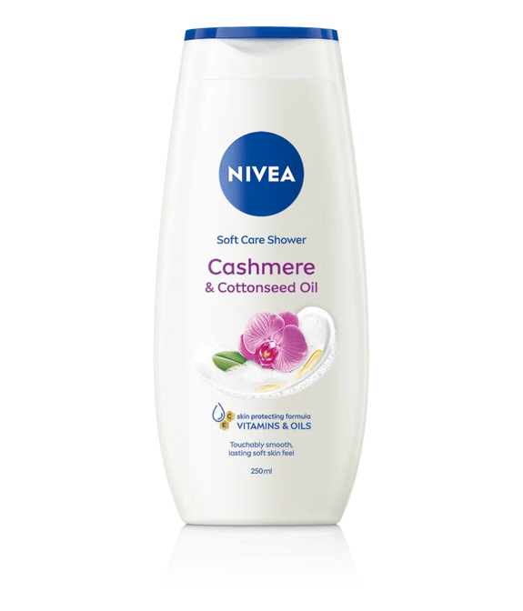 NIVEA CASHMERE & COTTON SEED OIL SHOWER CREAM 250 ML