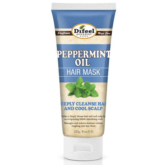 DIFEEL PEPPERMINT OIL HAIR MASK 8 OZ.