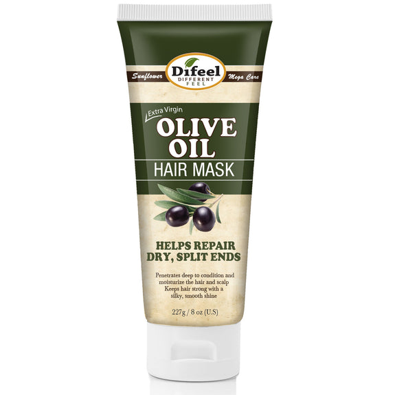 DIFEEL EXTRA VIRGIN OLIVE OIL HAIR MASK 8 OZ.