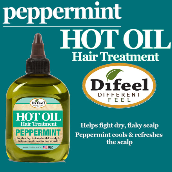 DIFEEL PEPPERMINT HOT OIL TREATMENT 7.1 OZ.